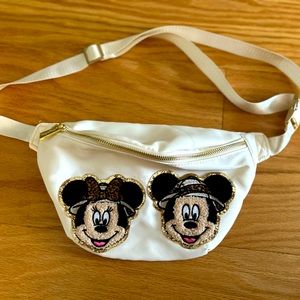 Large Mickey and Minnie safari fanny